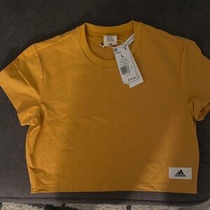 Adidas Mustard Yellow Tee